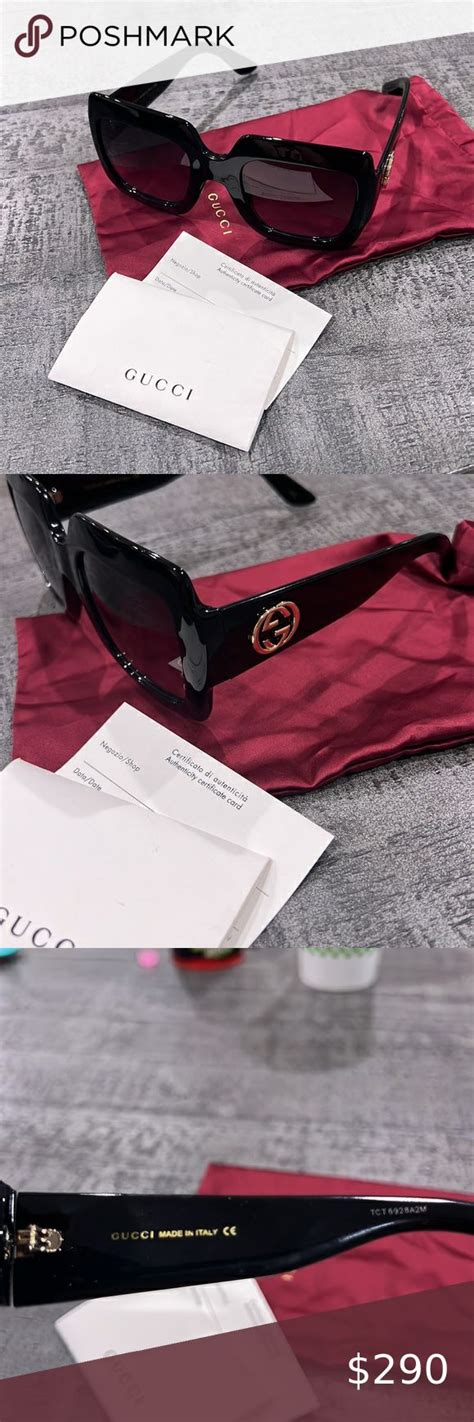 gucci sunglasses authenticity check|authentic Gucci sunglasses unisex.